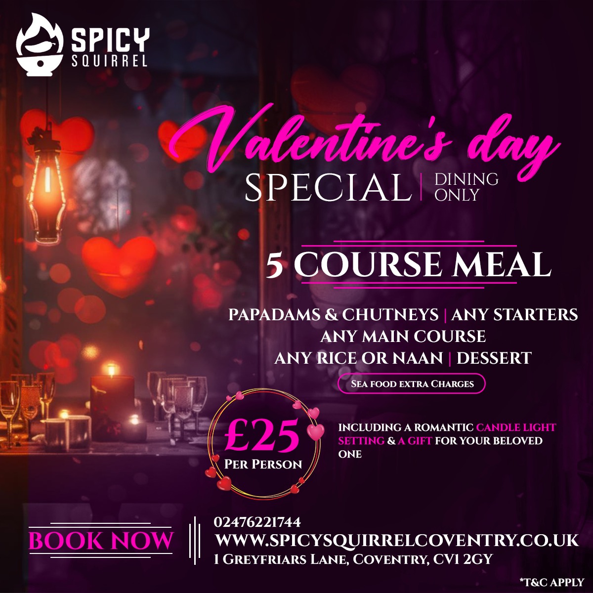 Spicy Squirrel Welcome Image